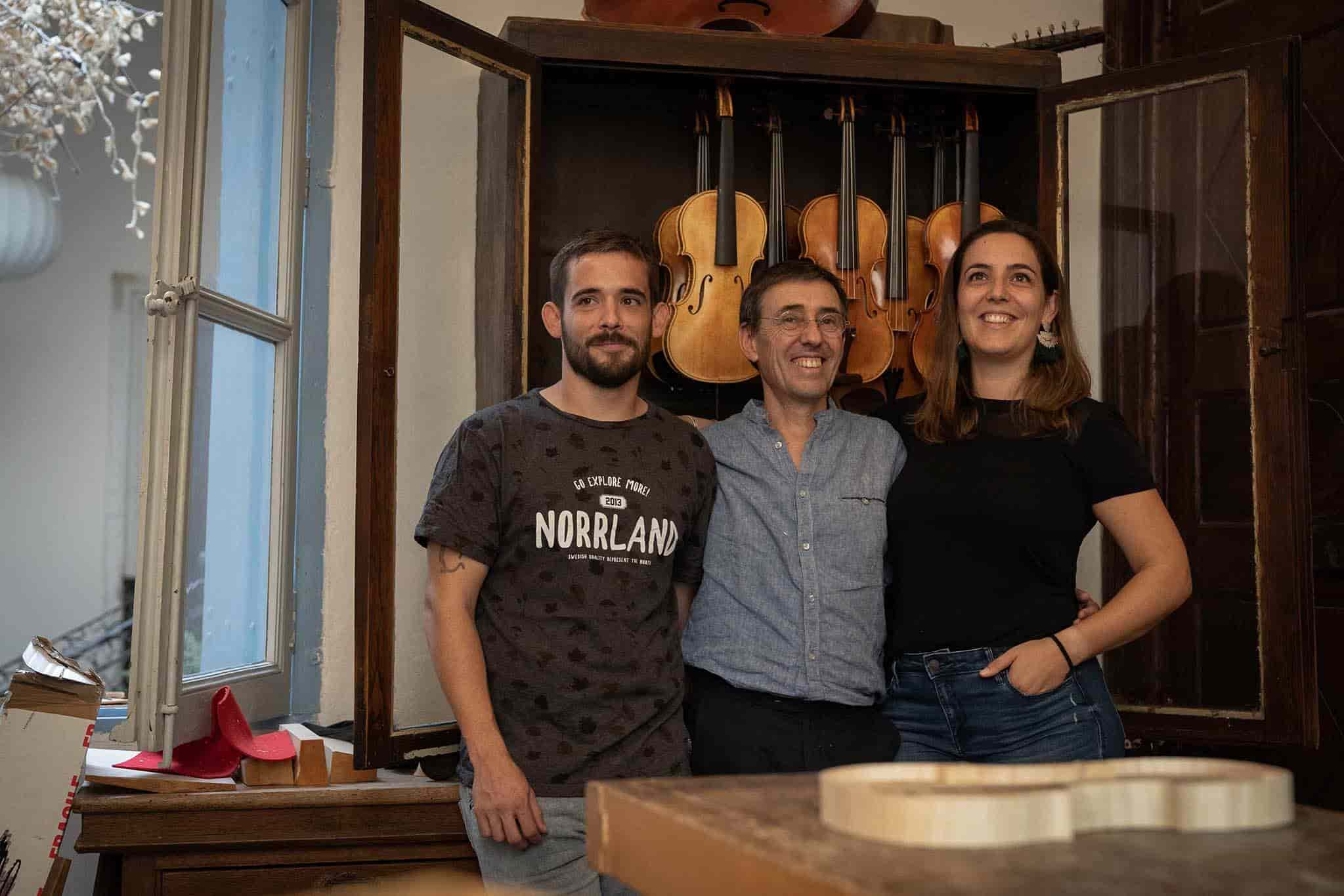 Famille Chaudière, atelier de lutherie depuis 1986