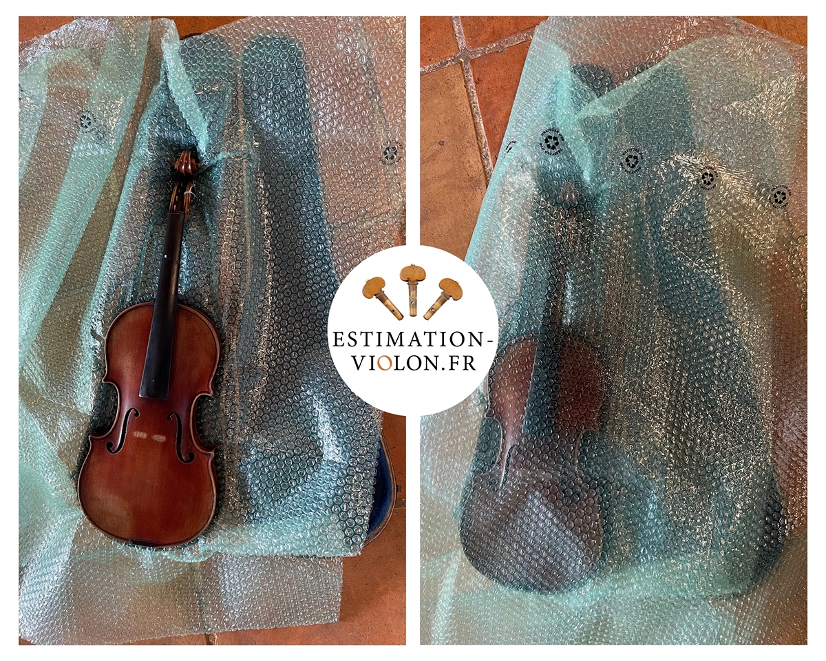 Emballer son violon dans un etui